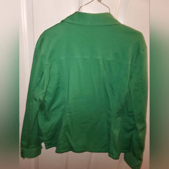 ST. PATRICK'S DAY SHIRT JACKET TOP SHAMROCKS IRISH GREEN XL from Cato - Picture 8 of 15